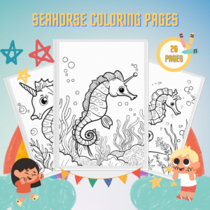 Seahorse Coloring Pages