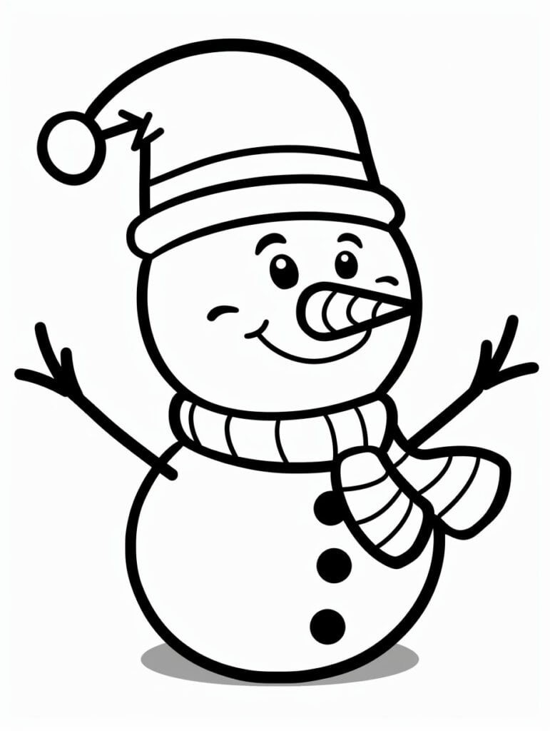 79 Snowman Coloring Pages: Winter Fun For Kids - SSColoring