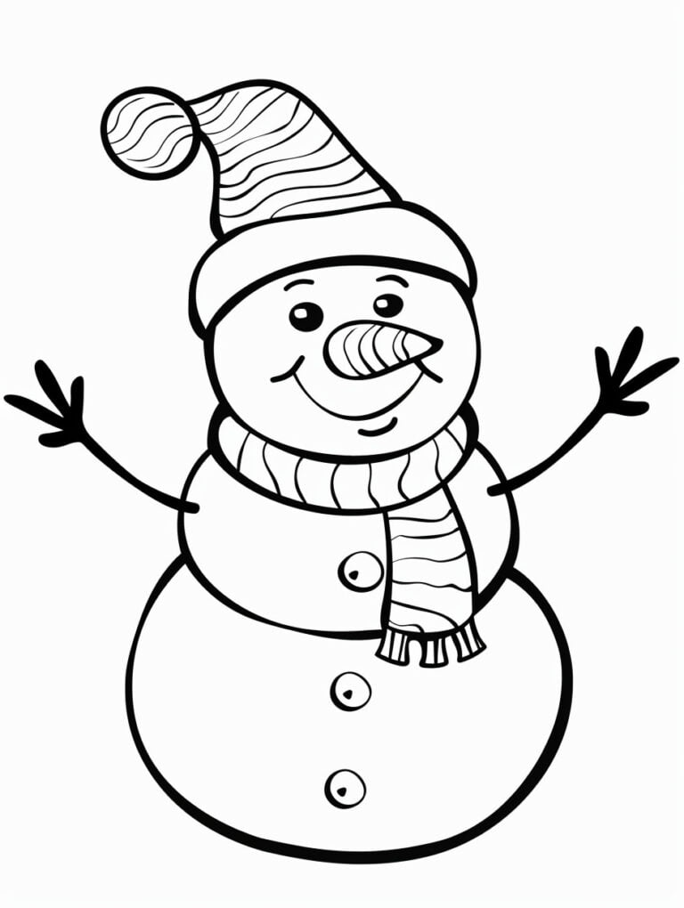 Knutselset sneeuwpop met kerstboom maken