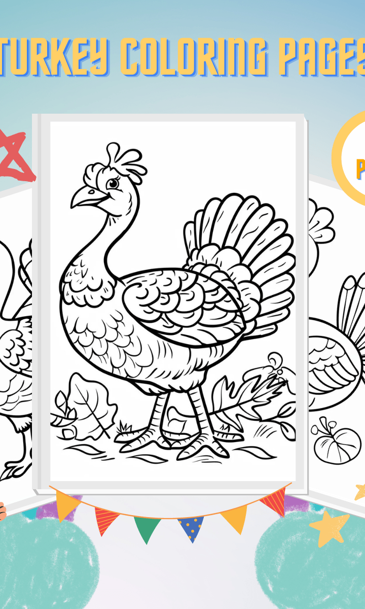 Turkey Coloring Pages Thumb