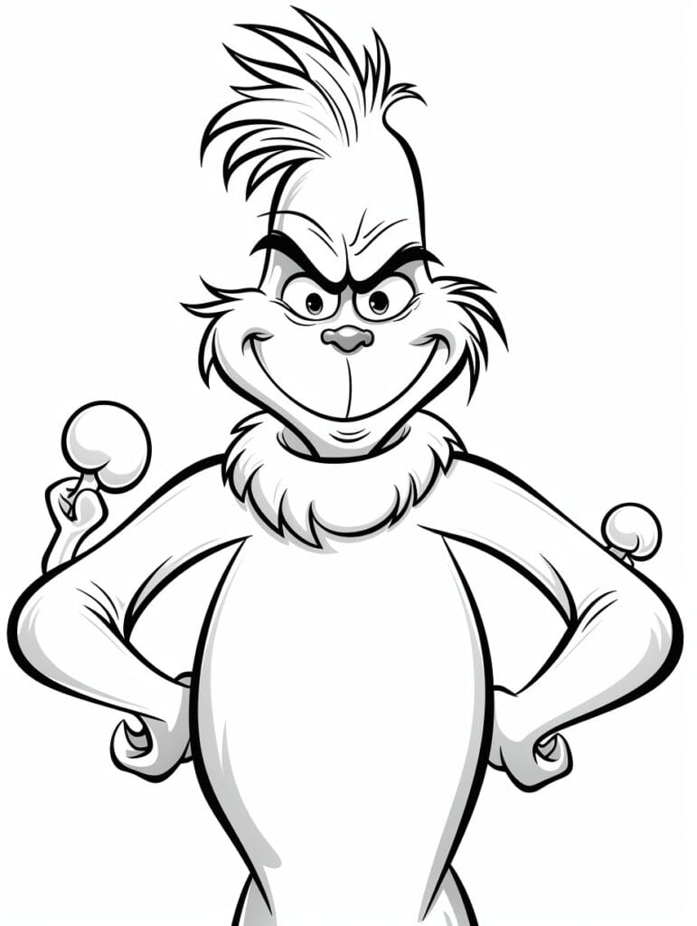 66 Grinch Coloring Pages Free & Printable SSColoring