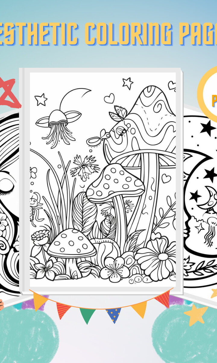 Aesthetic Coloring Pages