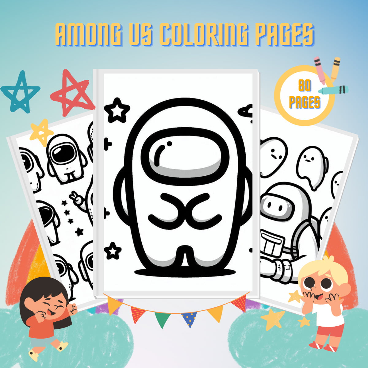 81 coloriages Among Us pour enfants - Imprimables PDF gratuits