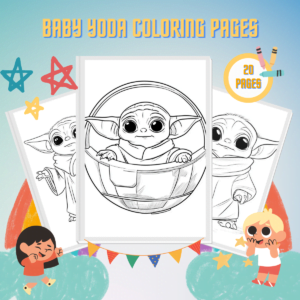 Baby Yoda Coloring Pages