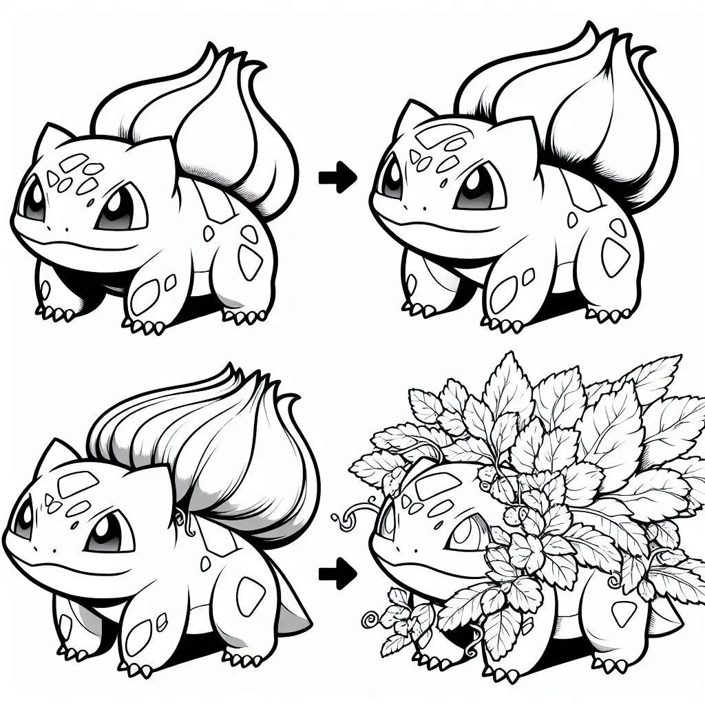 37 Bulbasaur Coloring Pages For Kids - Free PDF Printables