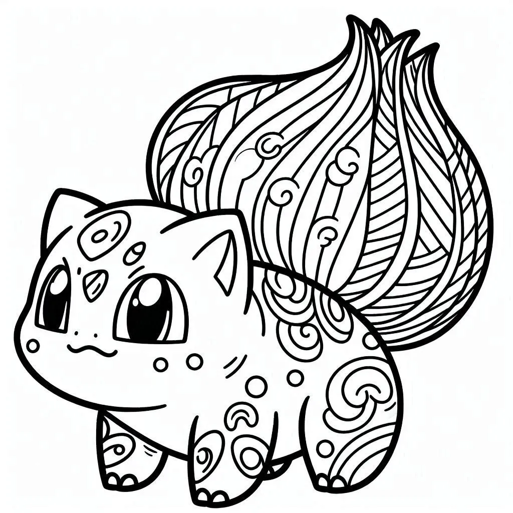 37 Bulbasaur Coloring Pages For Kids - Free PDF Printables