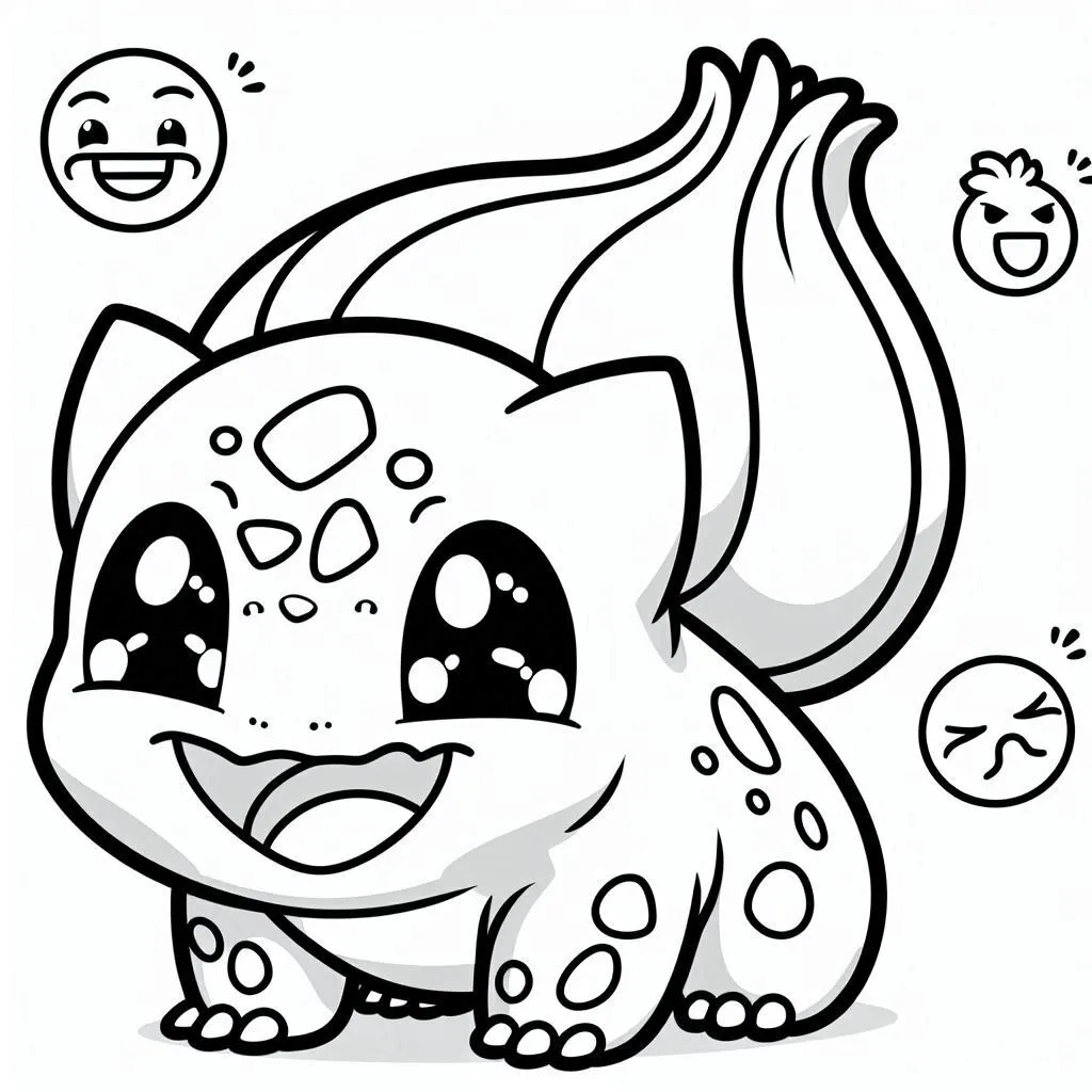 37 Bulbasaur Coloring Pages For Kids - Free PDF Printables