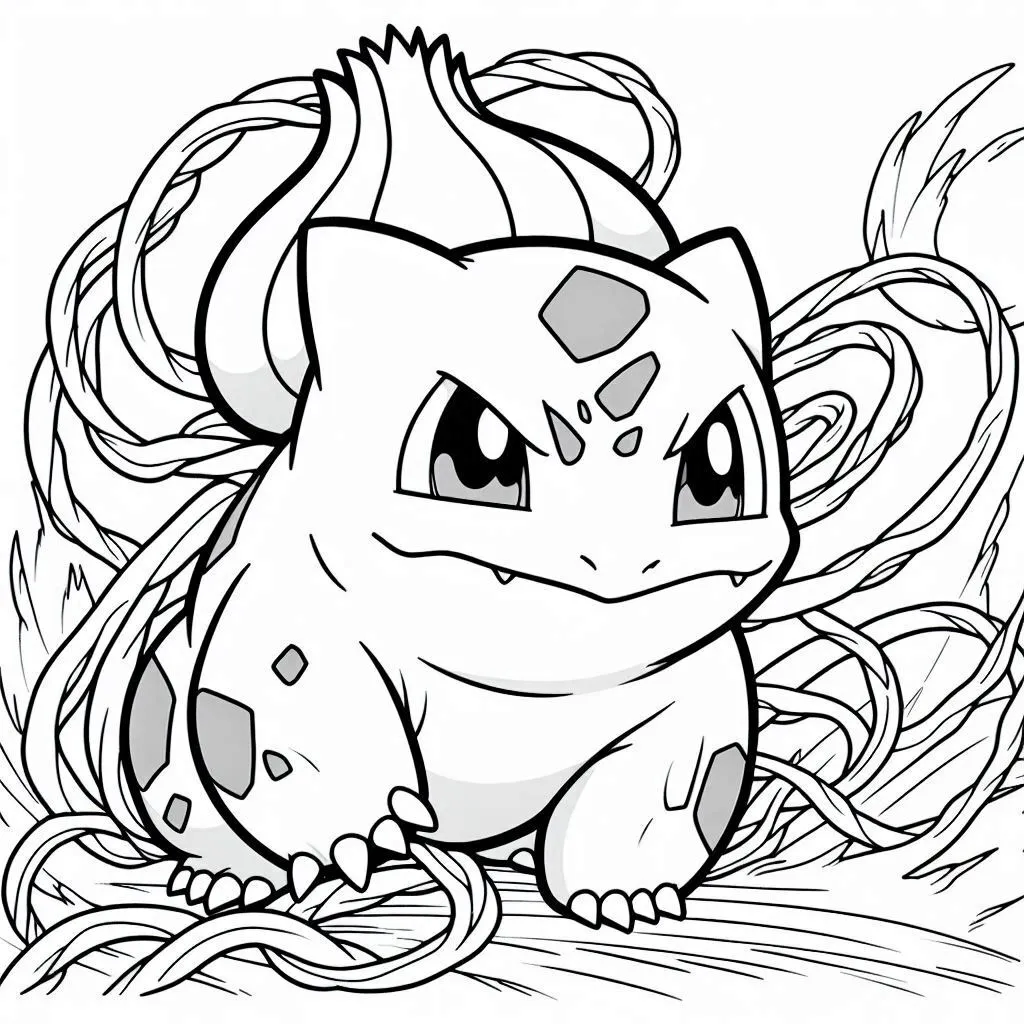 37 Bulbasaur Coloring Pages For Kids - Free PDF Printables