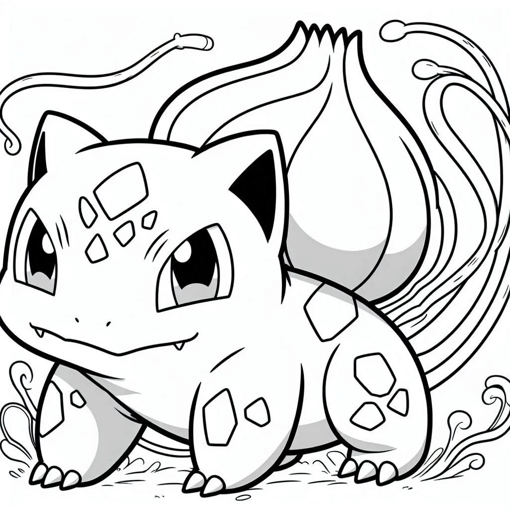 37 Bulbasaur Coloring Pages For Kids - Free PDF Printables