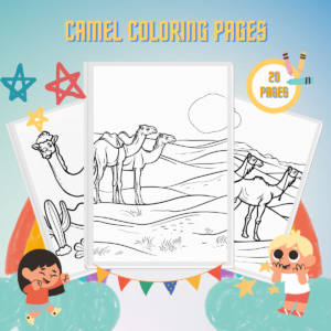 Camel Coloring Pages