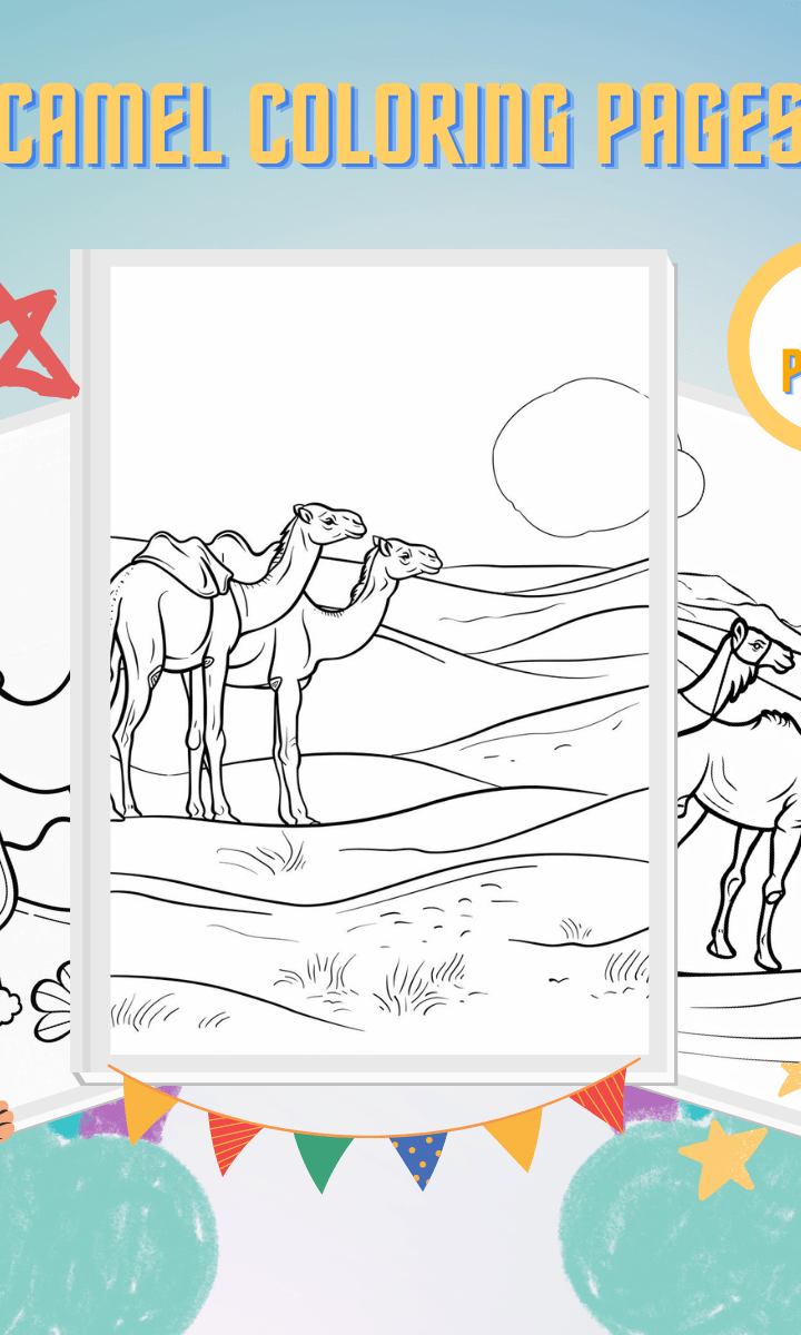 Camel Coloring Pages