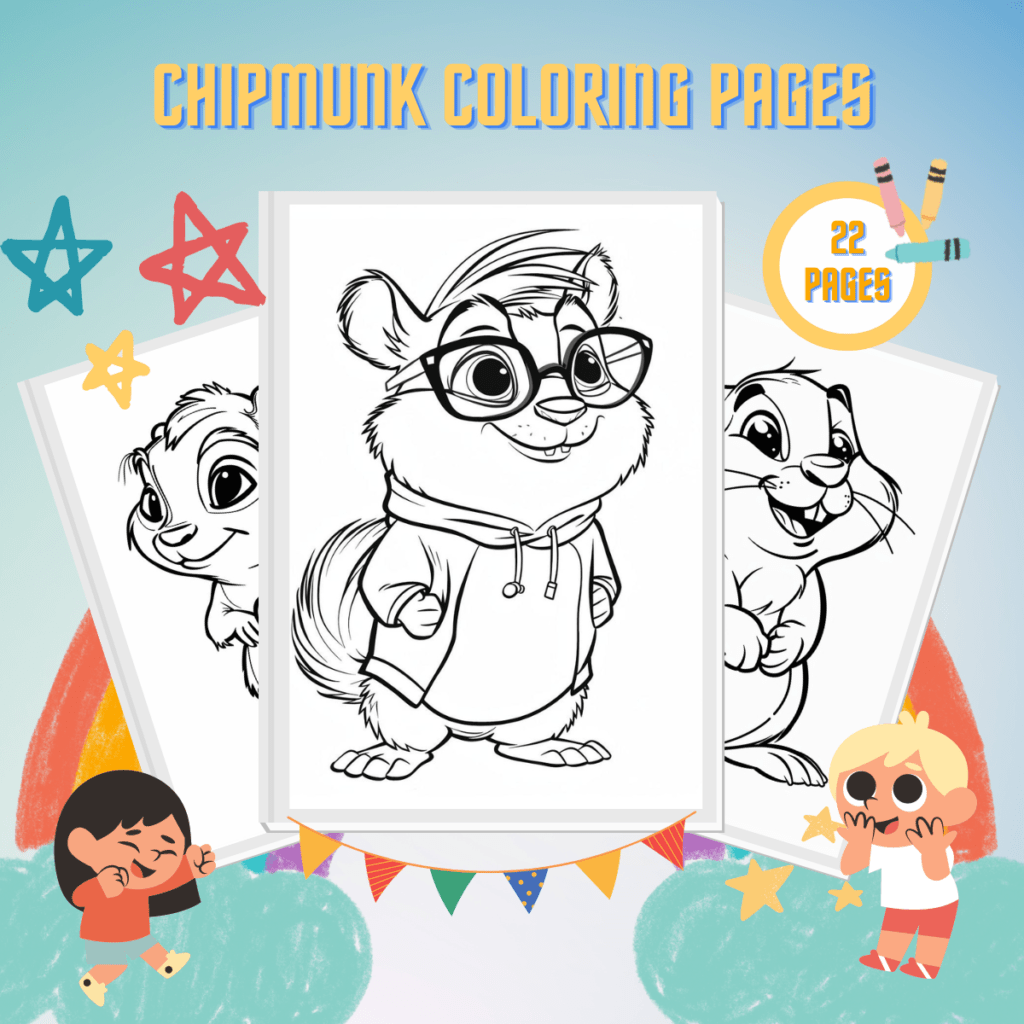 23 Chipmunk Coloring Pages | Free & Printable For Kids