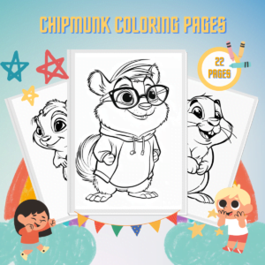 Chipmunks Coloring Pages