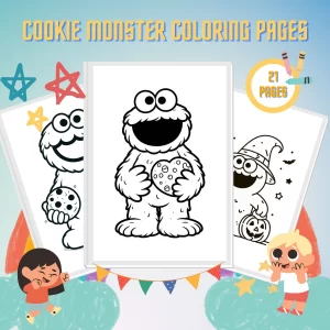 Cookie Monster Coloring Pages