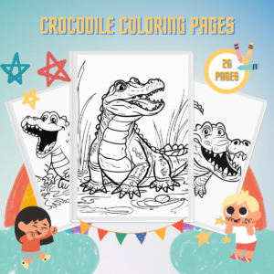 Crocodile Coloring Pages