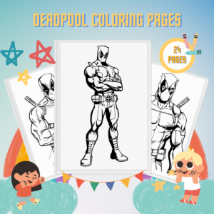 Deadpool Coloring Pages