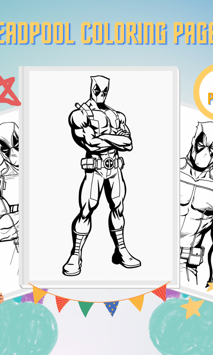 Deadpool Coloring Pages