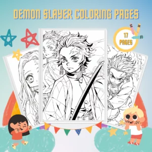 Demon Slayer Coloring Pages thumbnail