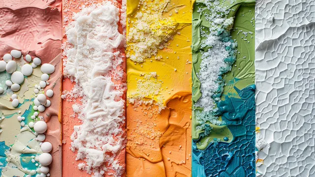 Examples of textured coloring techniques