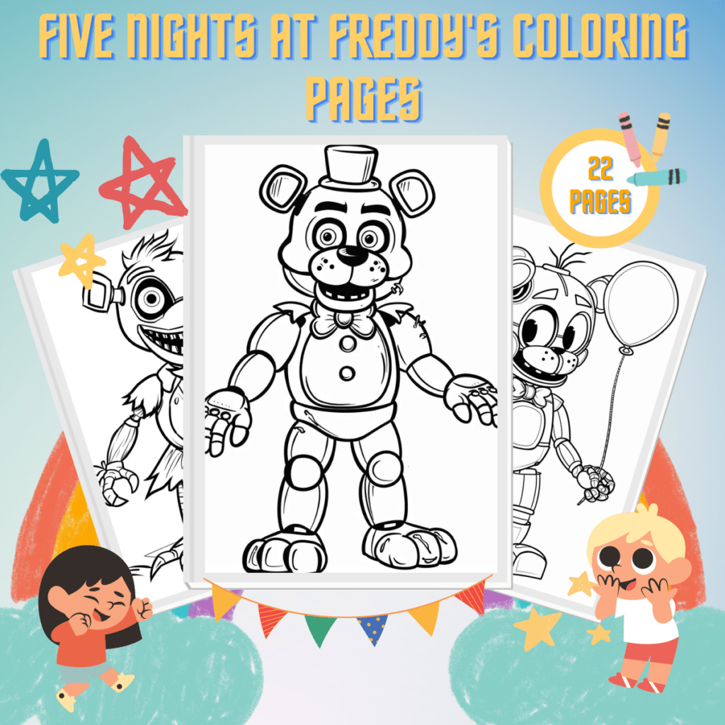 23 kostenlose Five Nights At Freddy's ausmalbilder - SSColoring