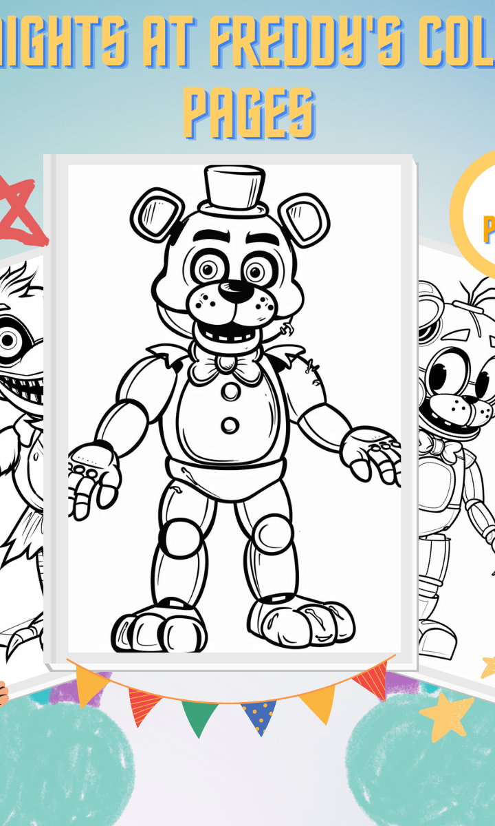 Dibujos para colorear de Five Nights at Freddy's dibujos-para-colorear-de-five-nights-at-freddy-s