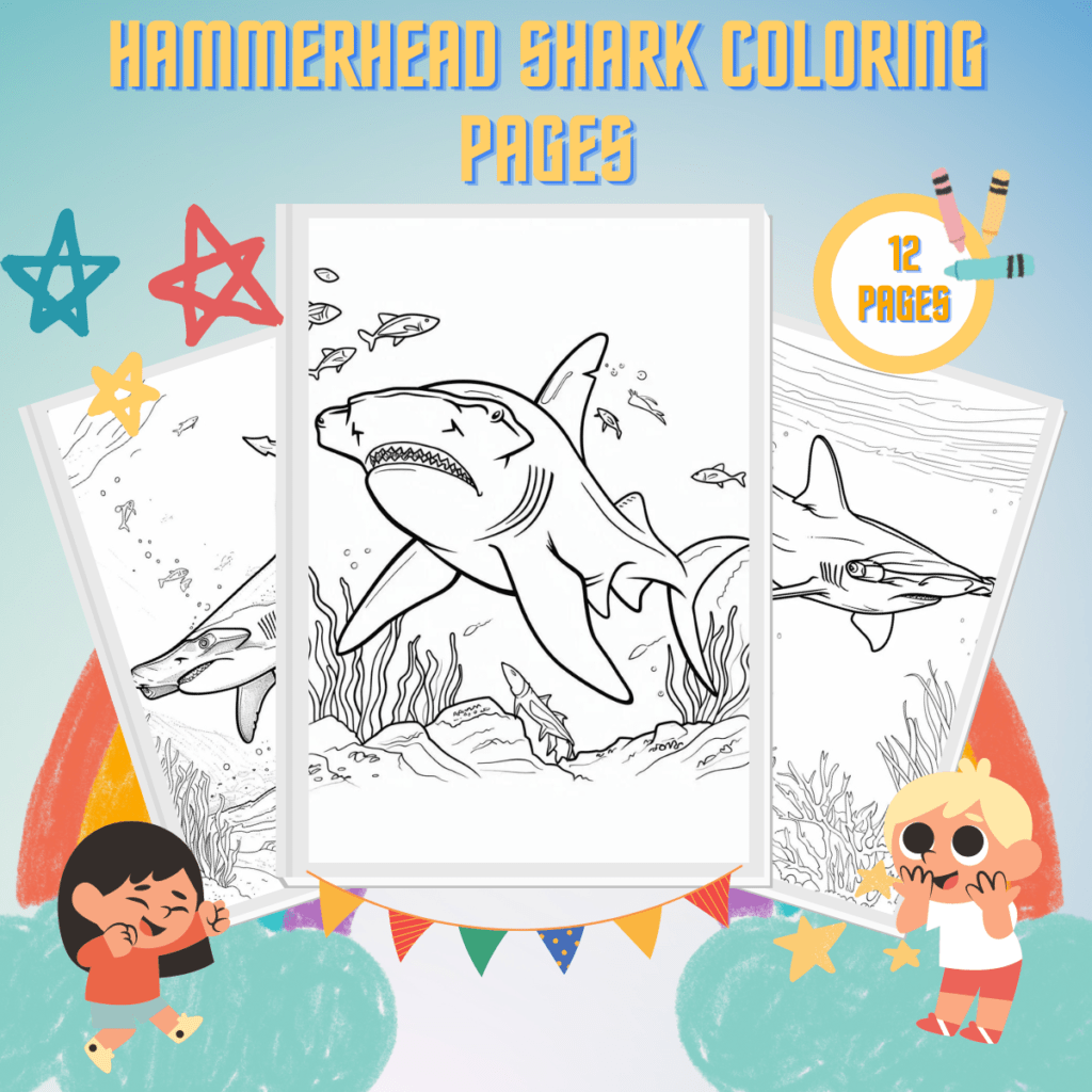 13 Hammerhead Shark Coloring Pages: Dive Into Creativity