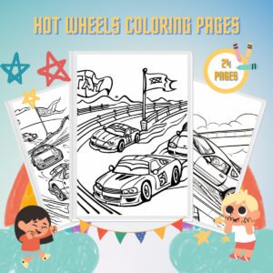 Hot Wheels Coloring Pages