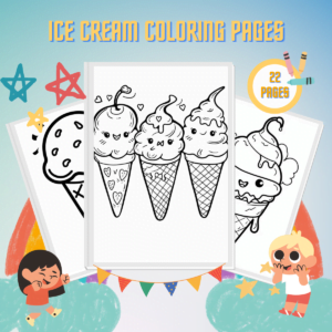 Ice Cream Coloring Pages