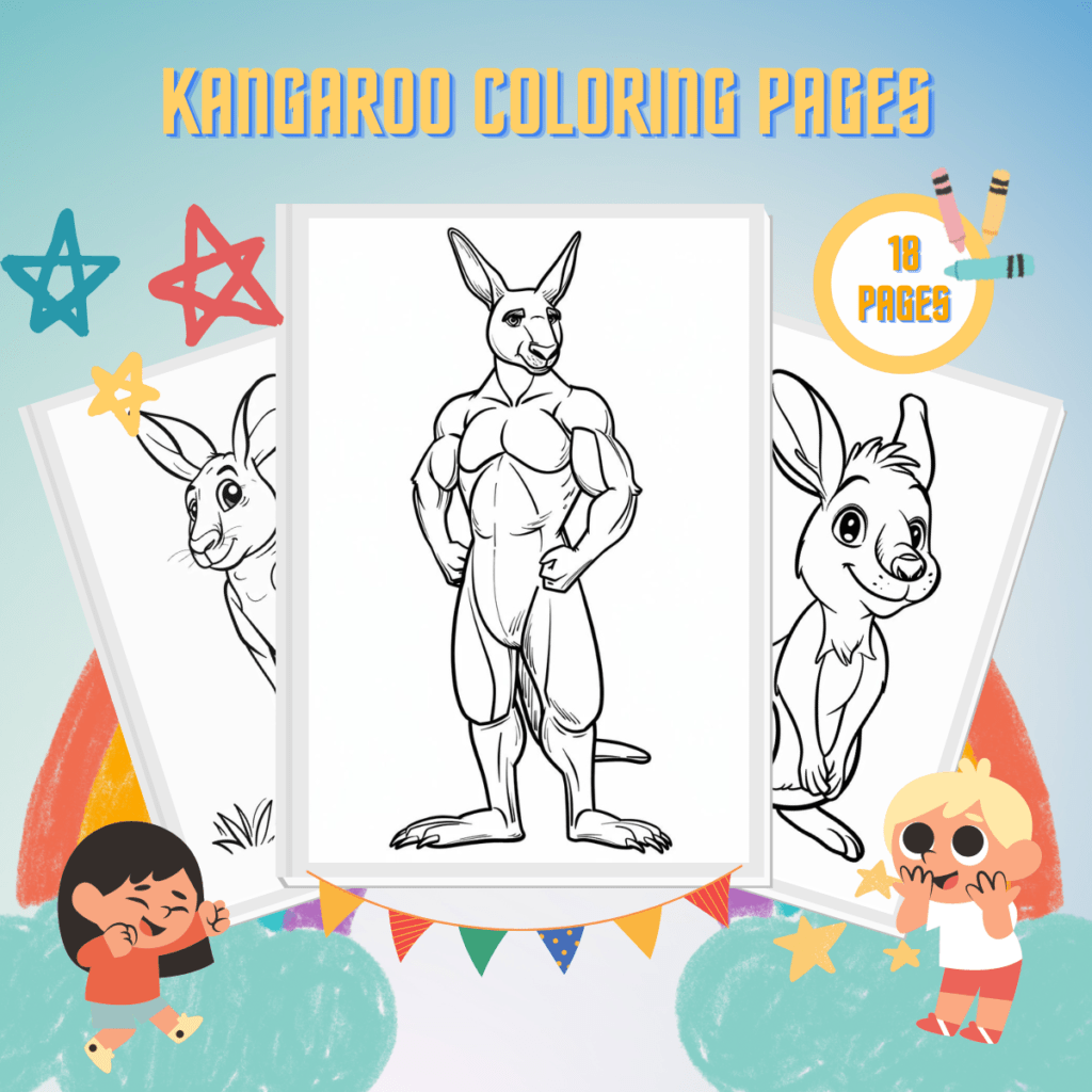 19 Kangaroo Coloring Pages Free Printable & Online Fun