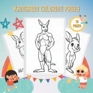 Kangaroo Coloring Pages