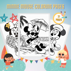 Minnie Mouse Coloring Pages