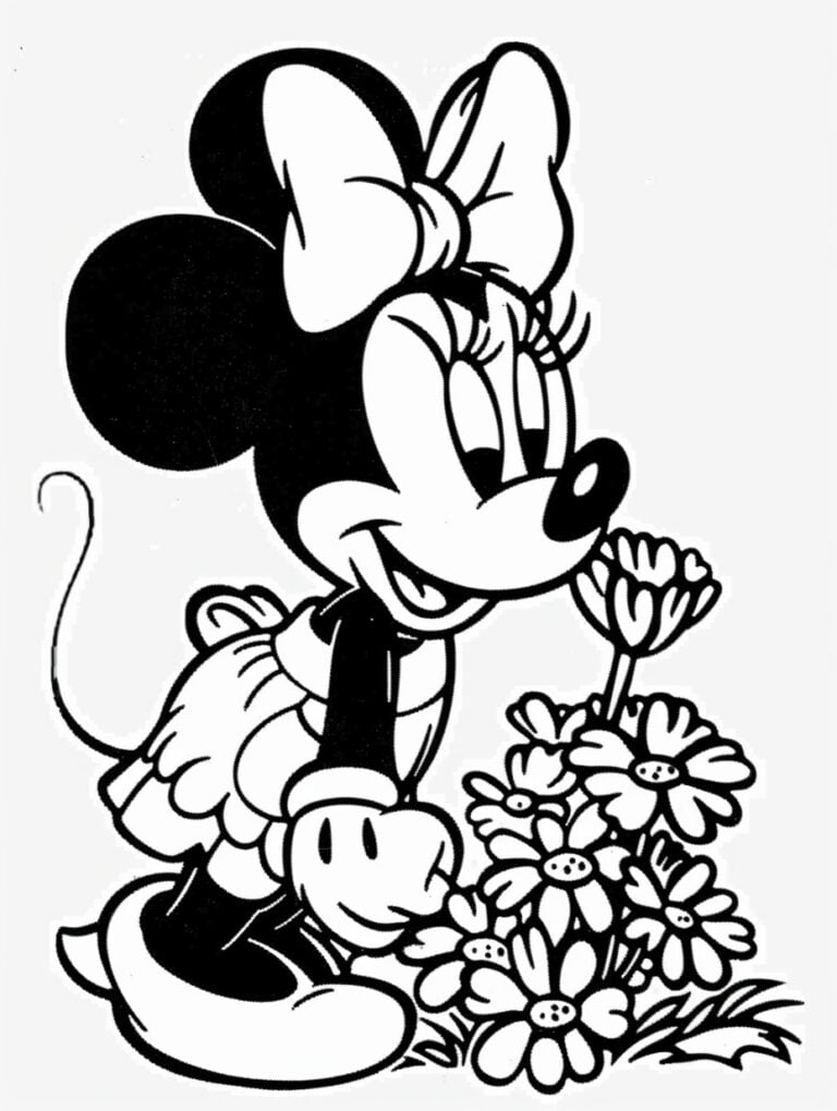 32 FREE Minnie Mouse Coloring Pages: Print & Color Online