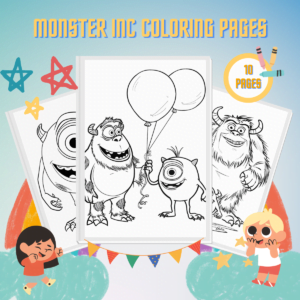 Monster Inc Coloring Pages