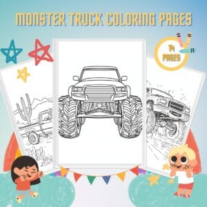 Monster Truck Coloring Pages