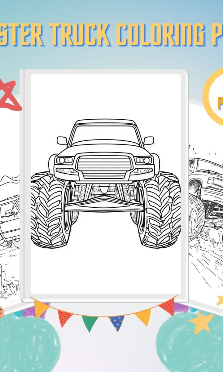 Monster Truck Coloring Pages