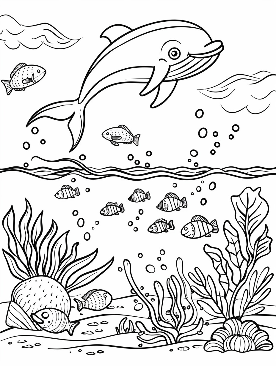 Dive Into Creativity With Coloring Pages Printable Ocean