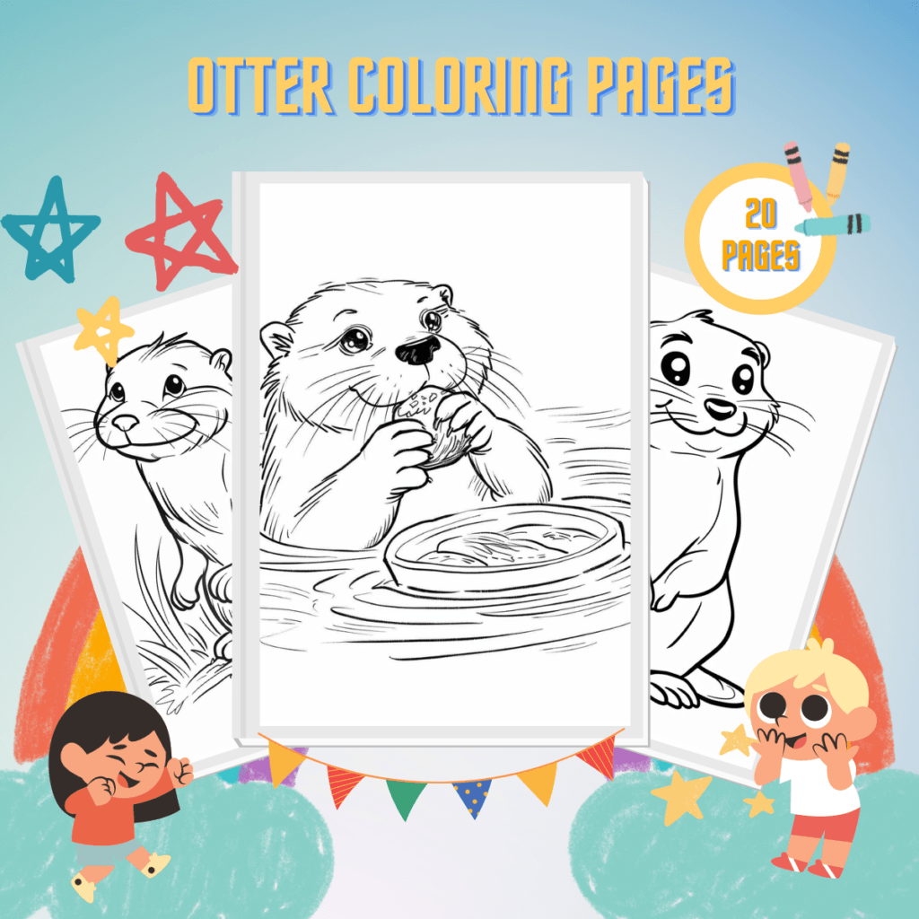 21 Otter Coloring Pages For Kids: Fun & Free Printables