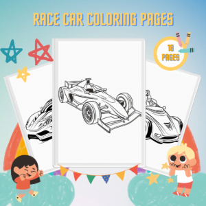 Race Car Coloring Pages