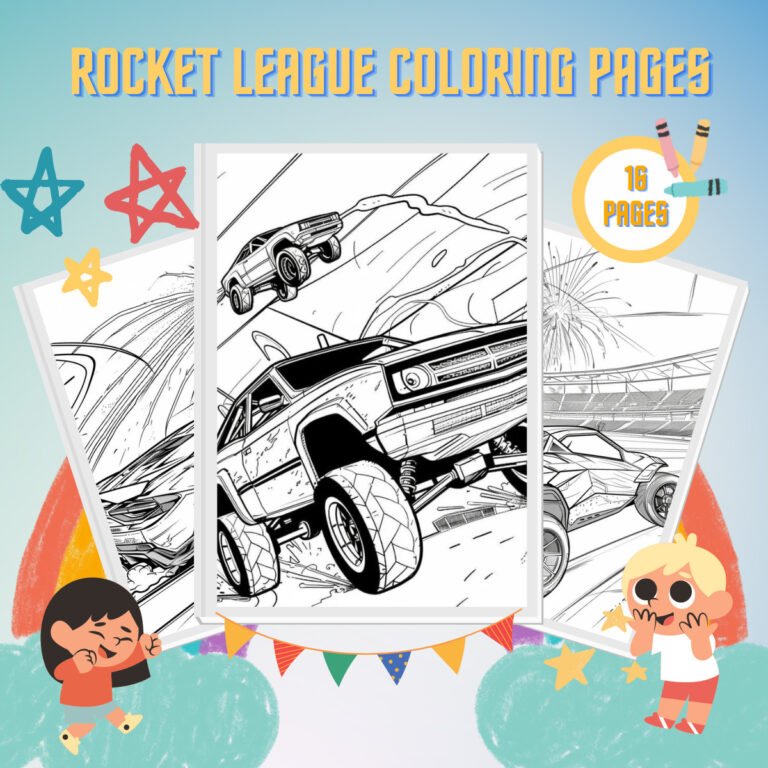 27 Rocket League Coloring Pages For Kids - Free PDF Printables