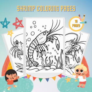 Shrimp Coloring Pages