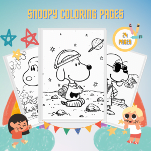 Snoopy Coloring Pages