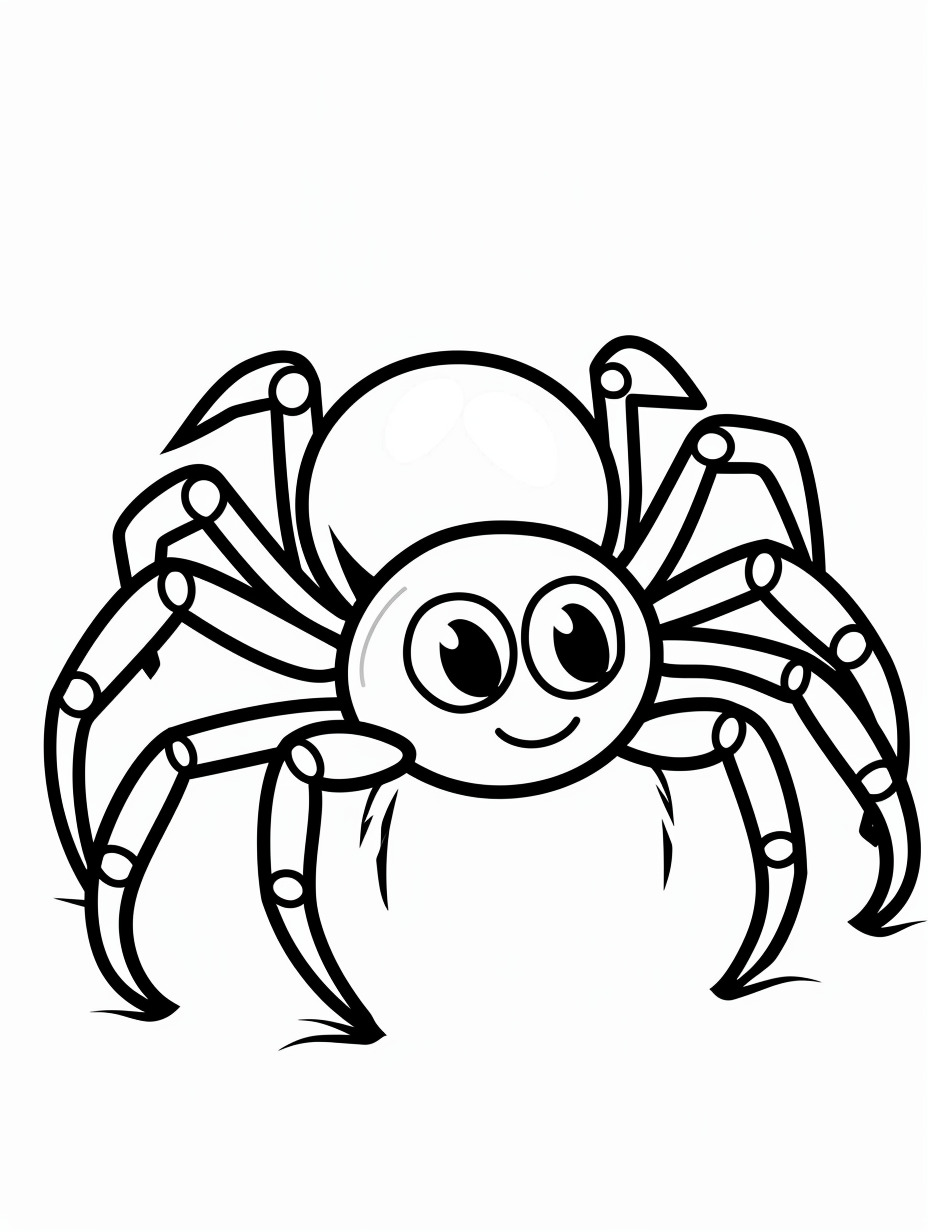 aranha desenho para colorir