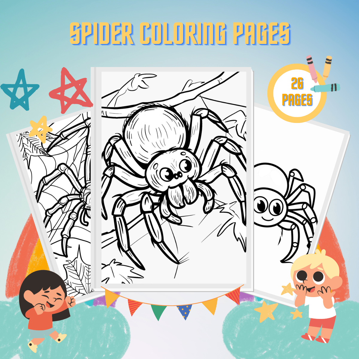 27 Spider Coloring Pages For Kids: Unleash Your Creativity