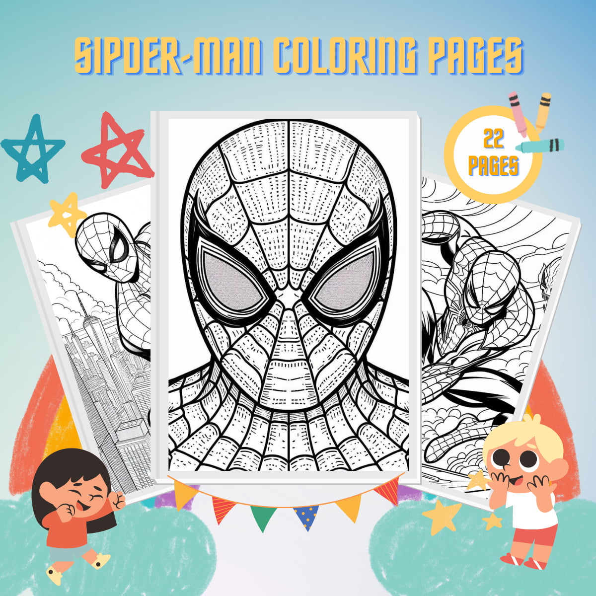 23 Dibujos de Spiderman Para Colorear para niños - Imprimibles en PDF gratuitos 23-dibujos-de-spiderman-para-colorear-para-ni-os-imprimibles-en-pdf-gratuitos