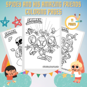 Spidey and His Amazing Friends Coloring Pages