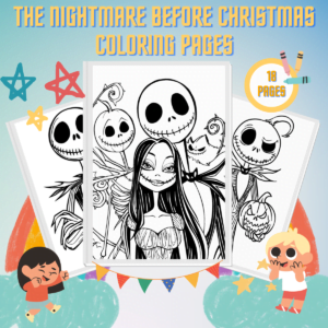 The Nightmare Before Christmas Coloring Pages