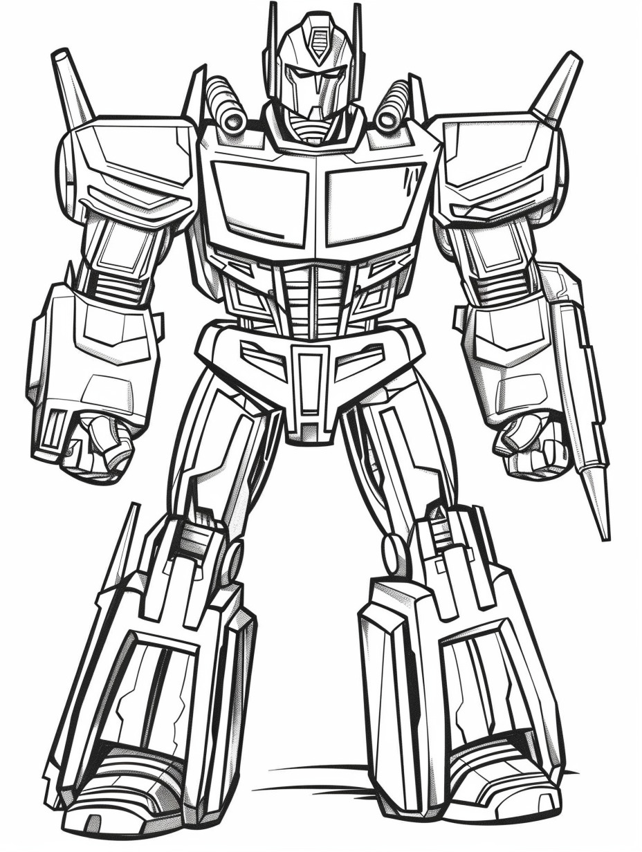 desenho para colorir transformers bumblebee