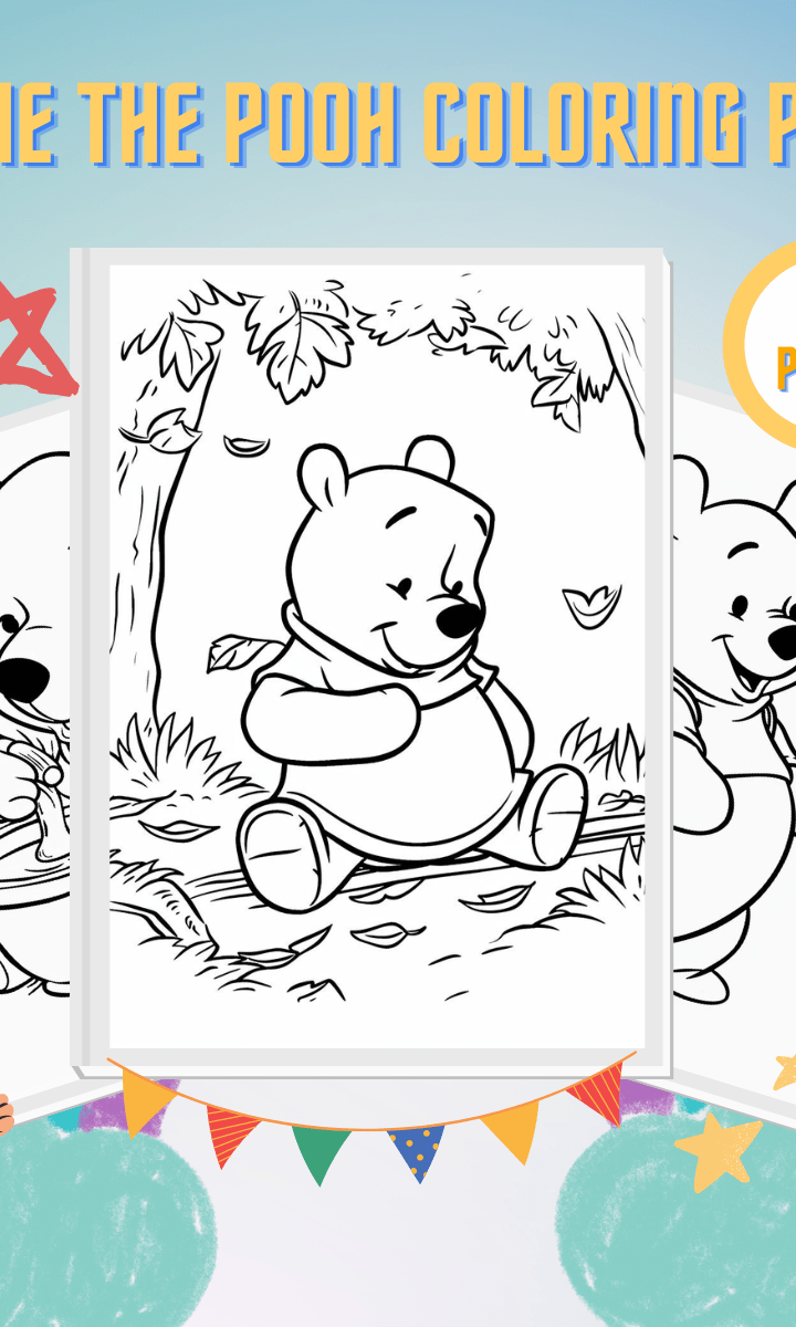 desenho para colorir ursinho pooh