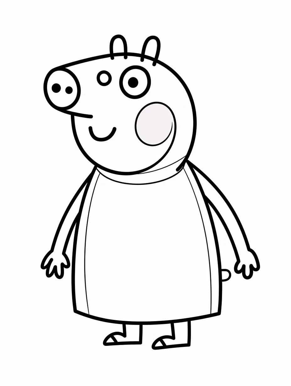 Peppa Pig Coloring Pages 33 update Peppa Pig coloring pages