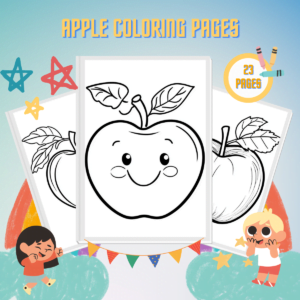 Apple Coloring Pages